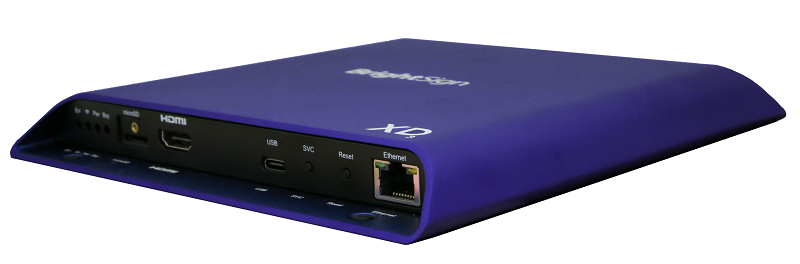 Mediaplayer 3840x2160@60Hz, Netzwerk, 2 USB, RS232, 8 GPIO XD1033